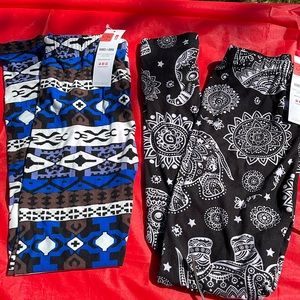 Three pair Agnes and Dora leggings large xl